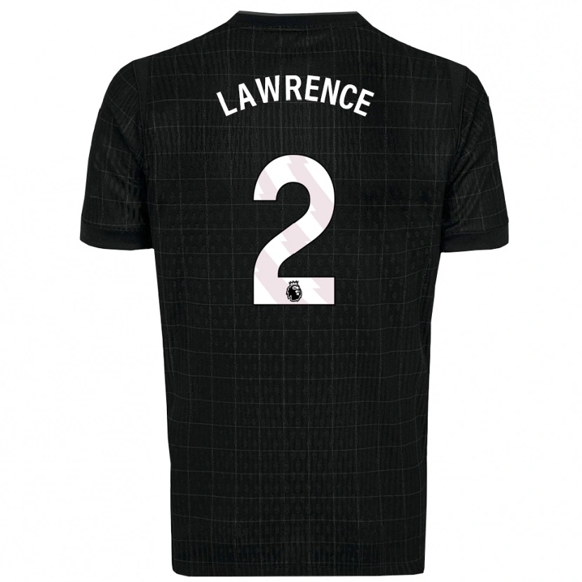 Danxen Hombre Camiseta Donte Lawrence #2 Negro Gris 2ª Equipación 2025/26 La Camisa México