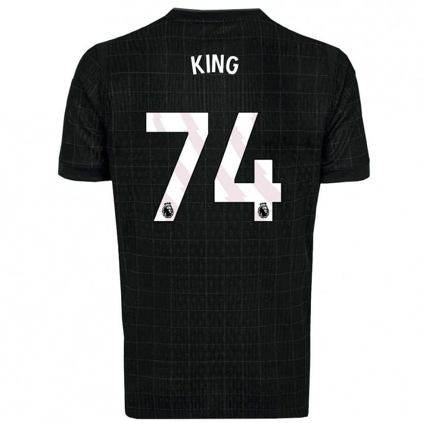 Danxen Hombre Camiseta Maeson King #74 Negro Gris 2ª Equipación 2025/26 La Camisa México