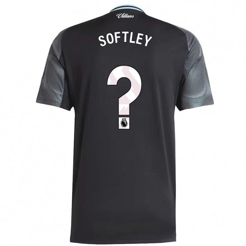 Danxen Hombre Camiseta Luke Softley #0 Negro Celeste 2ª Equipación 2025/26 La Camisa México