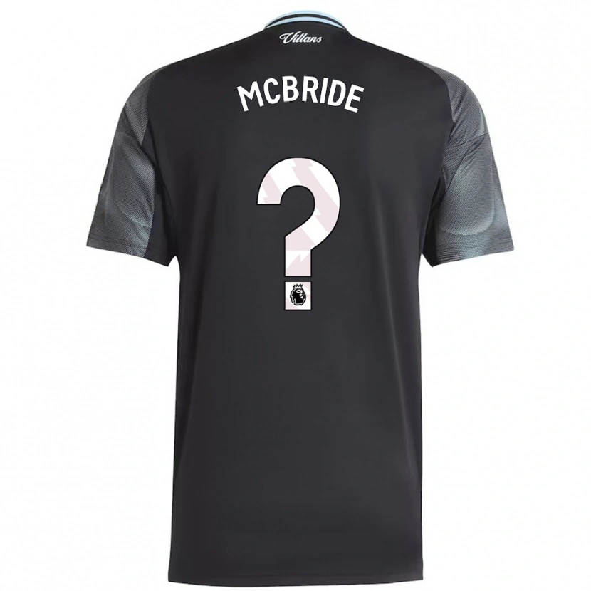 Danxen Hombre Camiseta Caolan Mcbride #0 Negro Celeste 2ª Equipación 2025/26 La Camisa México