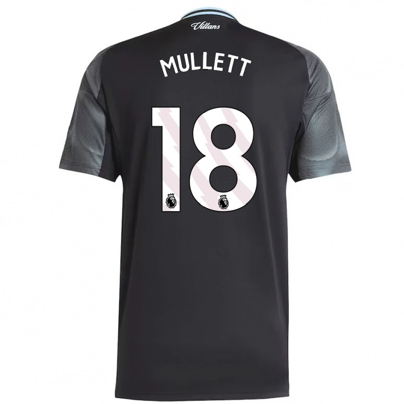Danxen Hombre Camiseta Georgia Mullett #18 Negro Celeste 2ª Equipación 2025/26 La Camisa México