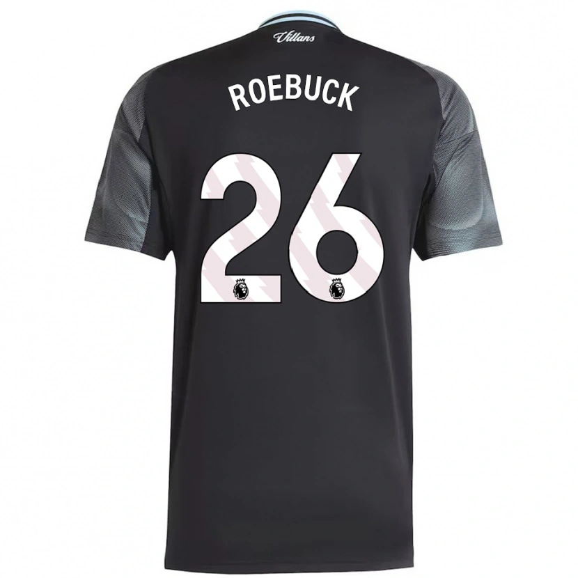 Danxen Hombre Camiseta Ellie Roebuck #26 Negro Celeste 2ª Equipación 2025/26 La Camisa México