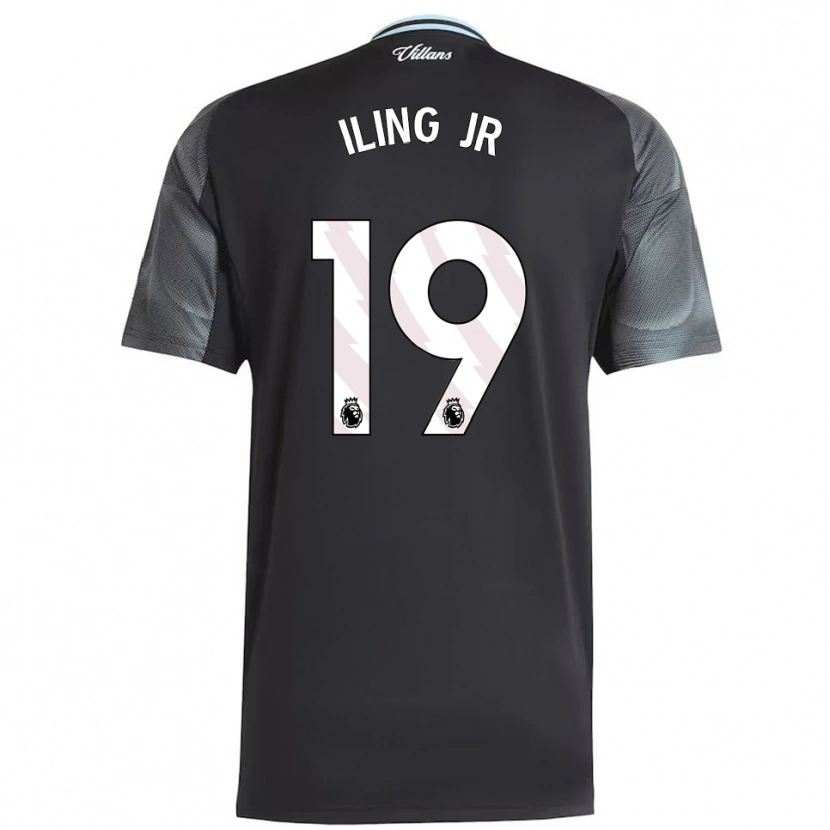 Danxen Hombre Camiseta Samuel Iling-Junior #19 Negro Celeste 2ª Equipación 2025/26 La Camisa México