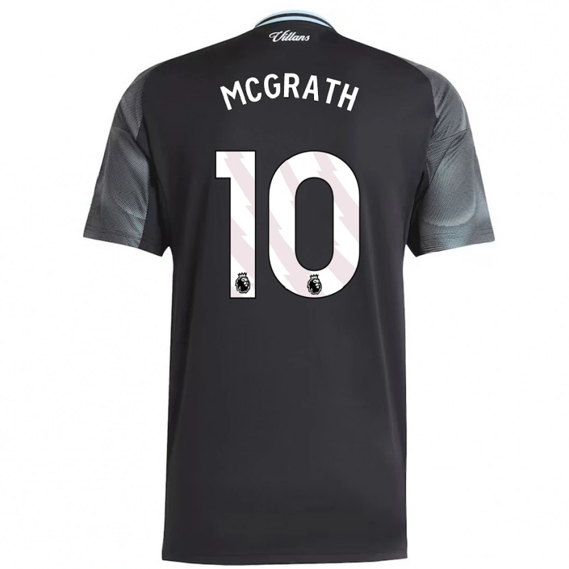 Danxen Hombre Camiseta Jack Mcgrath #10 Negro Celeste 2ª Equipación 2025/26 La Camisa México