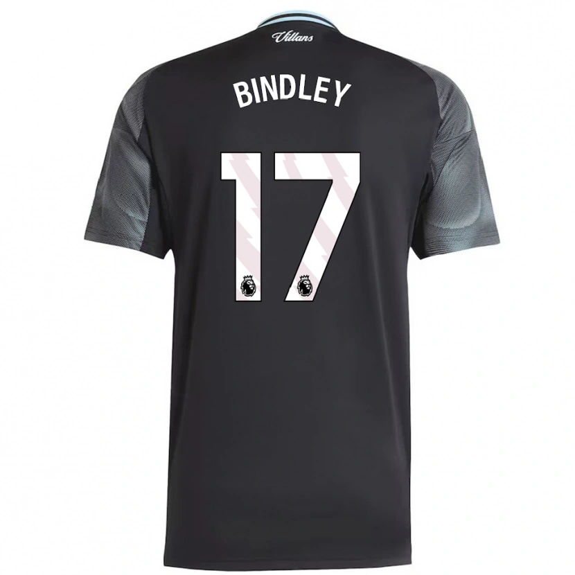 Danxen Hombre Camiseta Oliver Bindley #17 Negro Celeste 2ª Equipación 2025/26 La Camisa México