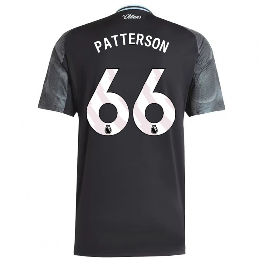 Danxen Hombre Camiseta Travis Patterson #66 Negro Celeste 2ª Equipación 2025/26 La Camisa México