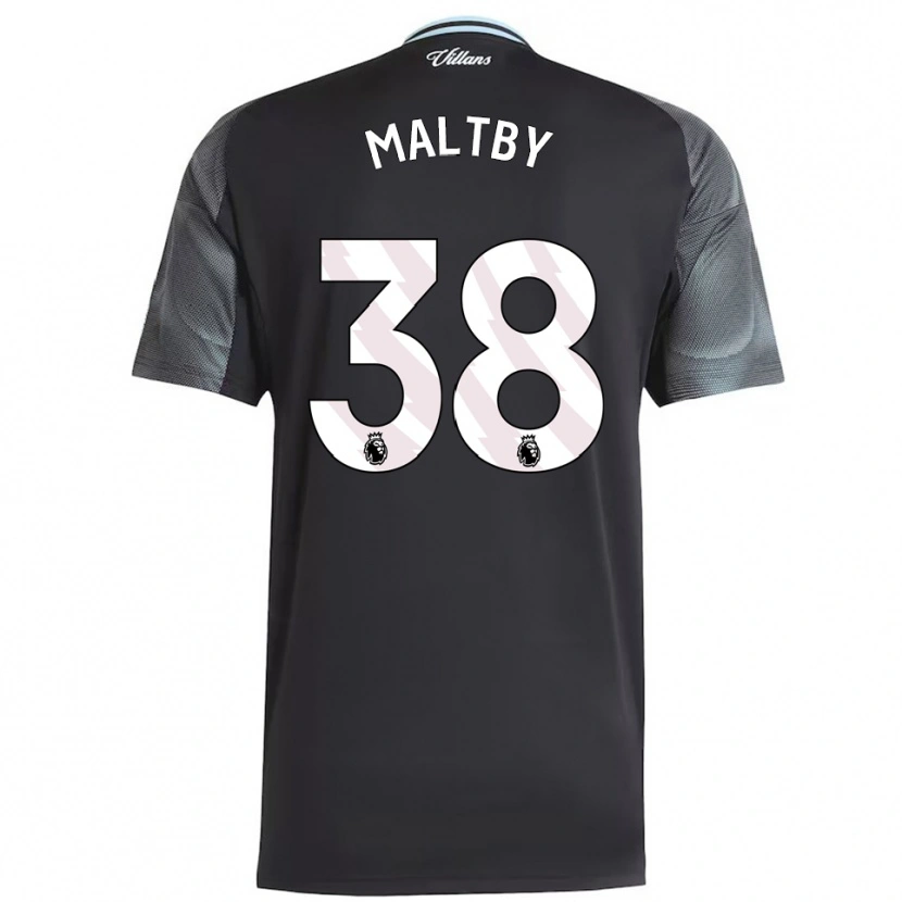 Danxen Hombre Camiseta Rachel Maltby #38 Negro Celeste 2ª Equipación 2025/26 La Camisa México