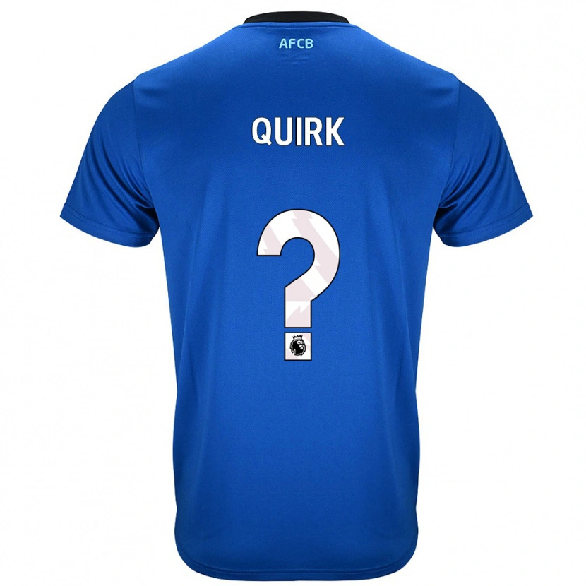 Danxen Hombre Camiseta Sophie Quirk #0 Azul Negro 2ª Equipación 2025/26 La Camisa México