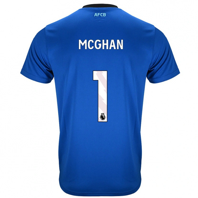 Danxen Hombre Camiseta Hayden Mcghan #1 Azul Negro 2ª Equipación 2025/26 La Camisa México