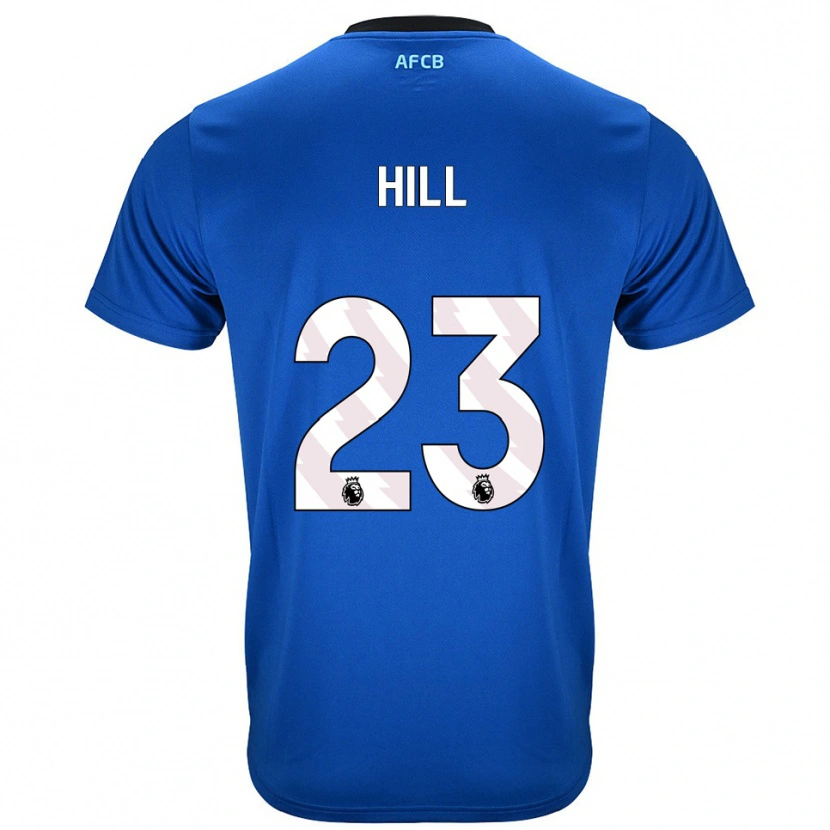Danxen Hombre Camiseta James Hill #23 Azul Negro 2ª Equipación 2025/26 La Camisa México