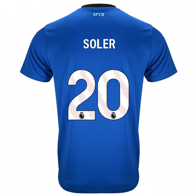 Danxen Hombre Camiseta Julio Soler #20 Azul Negro 2ª Equipación 2025/26 La Camisa México