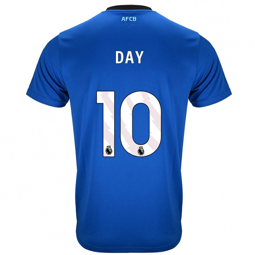 Danxen Hombre Camiseta Jonny Day #10 Azul Negro 2ª Equipación 2025/26 La Camisa México