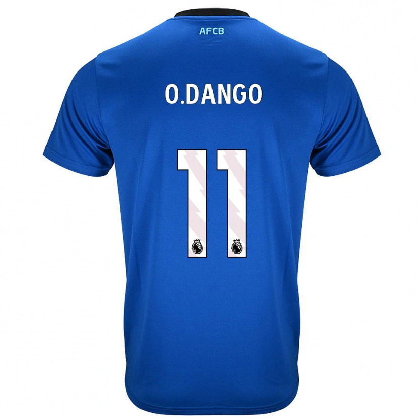Danxen Hombre Camiseta Dango Ouattara #11 Azul Negro 2ª Equipación 2025/26 La Camisa México