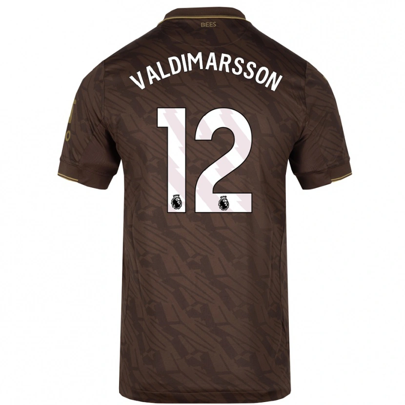 Danxen Hombre Camiseta Hákon Rafn Valdimarsson #12 Marrón Oro 2ª Equipación 2025/26 La Camisa México