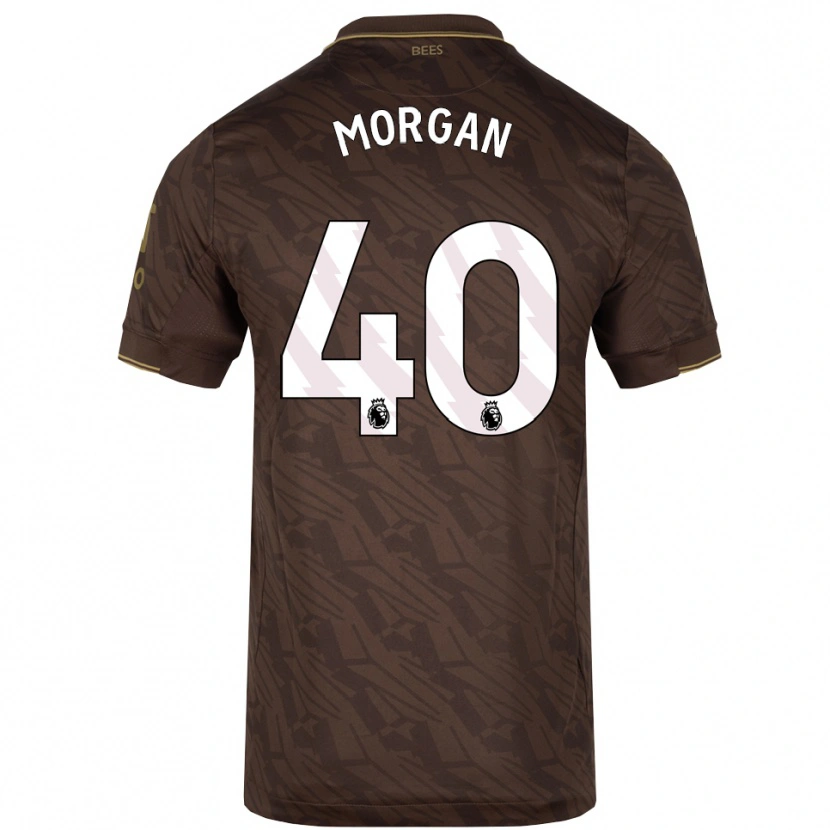 Danxen Hombre Camiseta Iwan Morgan #40 Marrón Oro 2ª Equipación 2025/26 La Camisa México