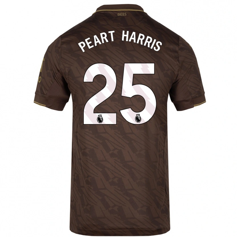 Danxen Hombre Camiseta Myles Peart-Harris #25 Marrón Oro 2ª Equipación 2025/26 La Camisa México