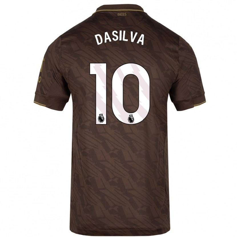 Danxen Hombre Camiseta Josh Dasilva #10 Marrón Oro 2ª Equipación 2025/26 La Camisa México