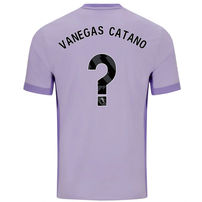 Danxen Hombre Camiseta Manuela Vanegas Catano #0 Morado Taro Blanco 2ª Equipación 2025/26 La Camisa México