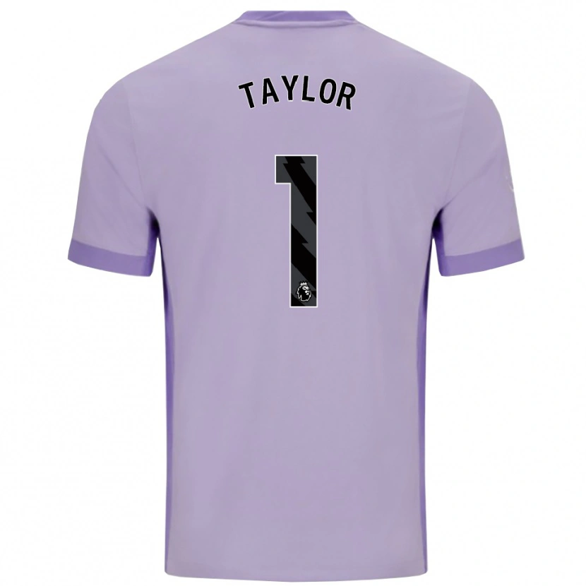 Danxen Hombre Camiseta Finley Taylor #1 Morado Taro Blanco 2ª Equipación 2025/26 La Camisa México
