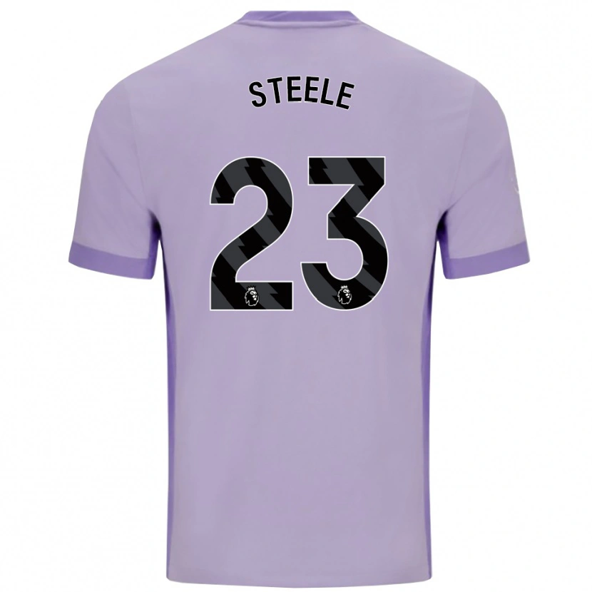 Danxen Hombre Camiseta Jason Steele #23 Morado Taro Blanco 2ª Equipación 2025/26 La Camisa México