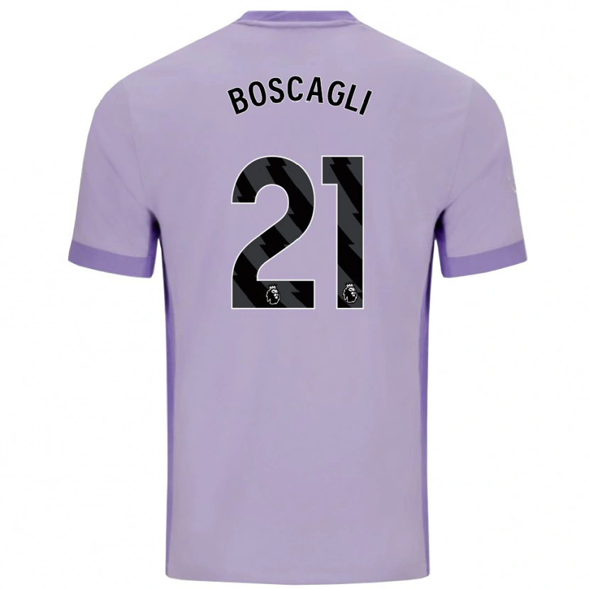Danxen Hombre Camiseta Olivier Boscagli #21 Morado Taro Blanco 2ª Equipación 2025/26 La Camisa México
