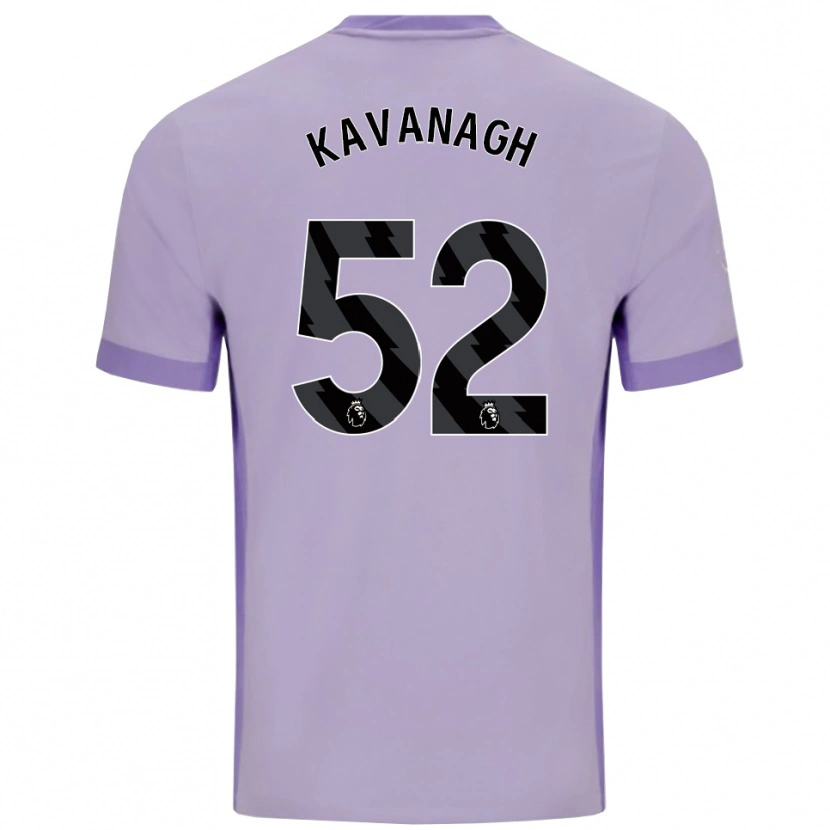 Danxen Hombre Camiseta Leigh Kavanagh #52 Morado Taro Blanco 2ª Equipación 2025/26 La Camisa México