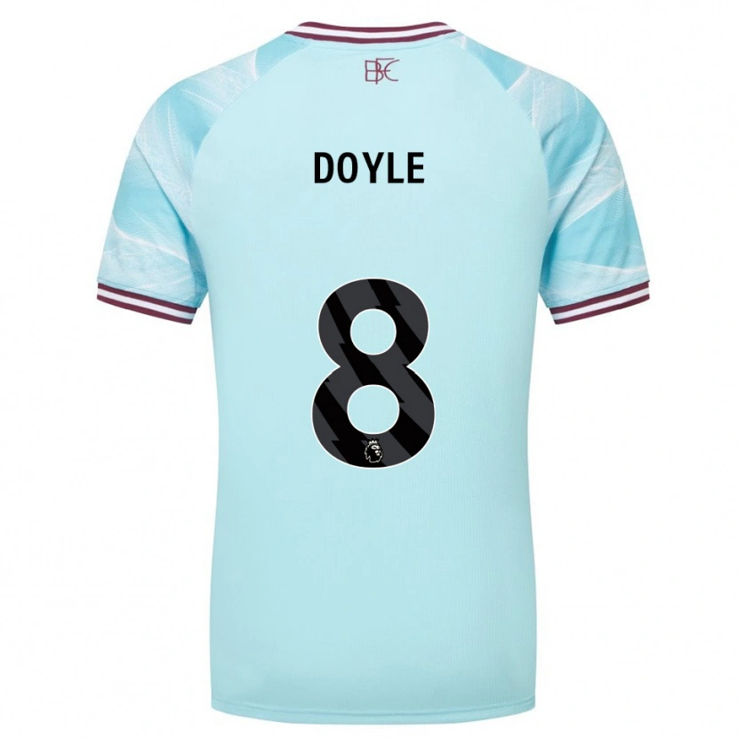 Danxen Hombre Camiseta Emma Doyle #8 Celeste Borgoña 2ª Equipación 2025/26 La Camisa México