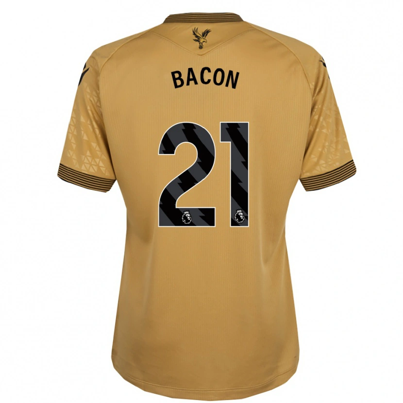 Danxen Hombre Camiseta Skye Bacon #21 Oro Negro 2ª Equipación 2025/26 La Camisa México