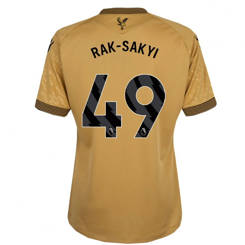 Danxen Hombre Camiseta Jesurun Rak-Sakyi #49 Oro Negro 2ª Equipación 2025/26 La Camisa México
