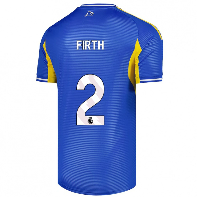 Danxen Hombre Camiseta Will Firth #2 Azul Amarillo 2ª Equipación 2025/26 La Camisa México