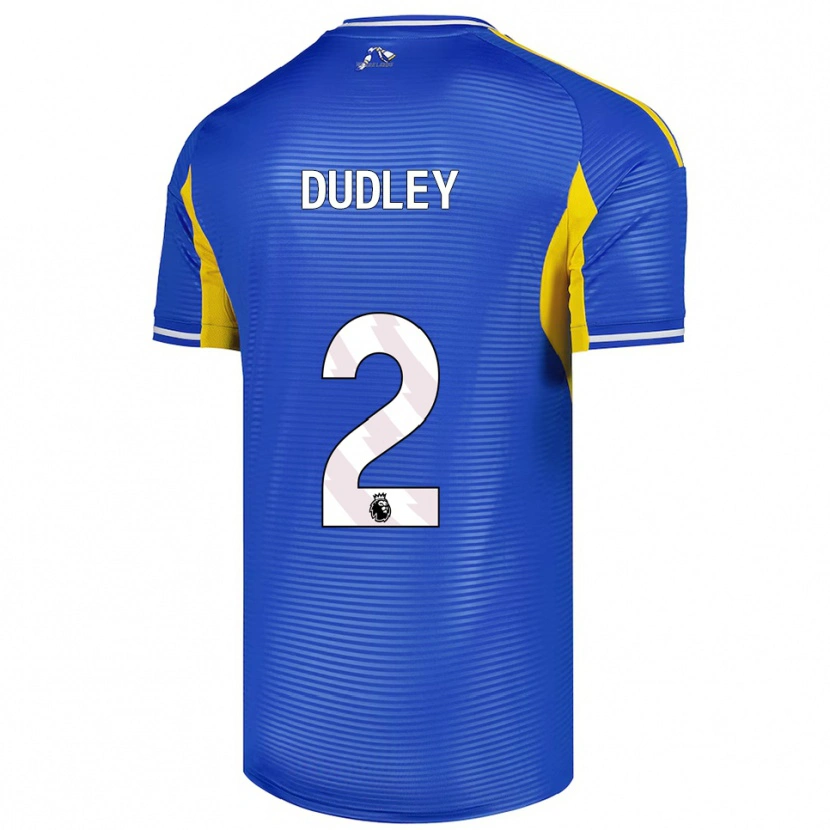 Danxen Hombre Camiseta Louie Dudley #2 Azul Amarillo 2ª Equipación 2025/26 La Camisa México
