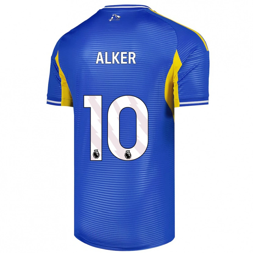 Danxen Hombre Camiseta Samuel Alker #10 Azul Amarillo 2ª Equipación 2025/26 La Camisa México