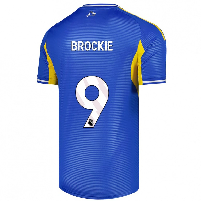 Danxen Hombre Camiseta Devon Brockie #9 Azul Amarillo 2ª Equipación 2025/26 La Camisa México