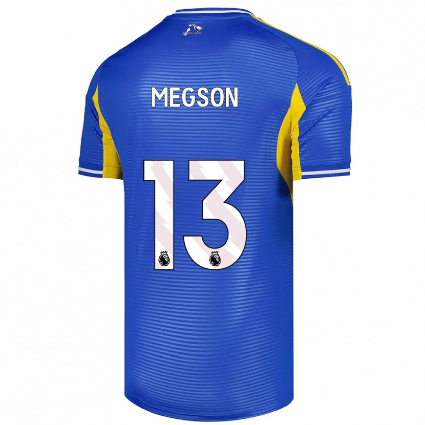 Danxen Hombre Camiseta Miller Megson #13 Azul Amarillo 2ª Equipación 2025/26 La Camisa México