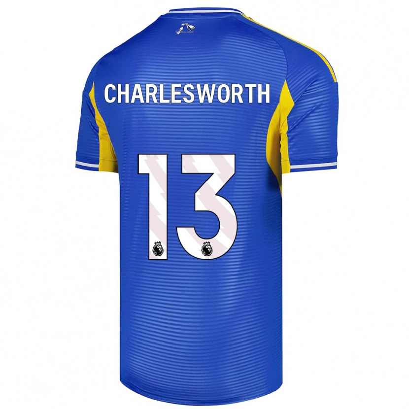 Danxen Hombre Camiseta Millie Robshaw-Charlesworth #13 Azul Amarillo 2ª Equipación 2025/26 La Camisa México