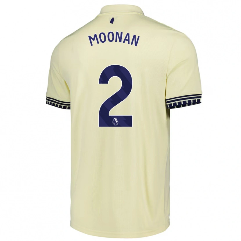 Danxen Hombre Camiseta Bradley Moonan #2 Blanco Roto Negro 2ª Equipación 2025/26 La Camisa México