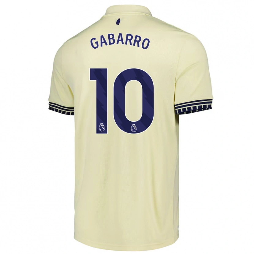 Danxen Hombre Camiseta Inma Gabarro #10 Blanco Roto Negro 2ª Equipación 2025/26 La Camisa México