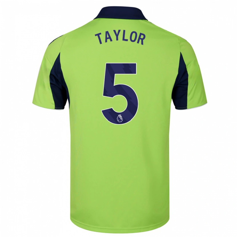 Danxen Hombre Camiseta Archie Taylor #5 Verde Marino Blanco 2ª Equipación 2025/26 La Camisa México