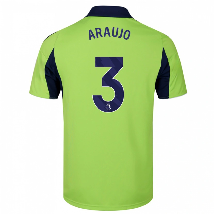 Danxen Hombre Camiseta Harvey Araujo #3 Verde Marino Blanco 2ª Equipación 2025/26 La Camisa México