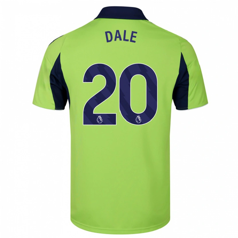 Danxen Hombre Camiseta Olivia Dale #20 Verde Marino Blanco 2ª Equipación 2025/26 La Camisa México