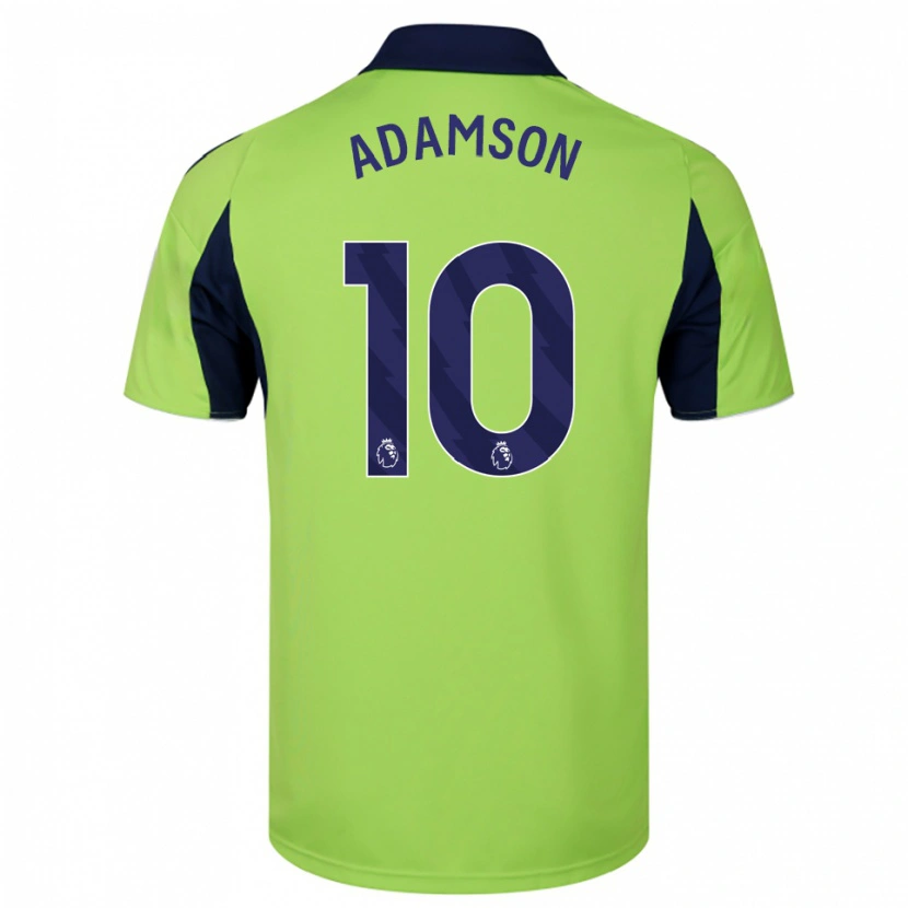 Danxen Hombre Camiseta Sasha Adamson #10 Verde Marino Blanco 2ª Equipación 2025/26 La Camisa México