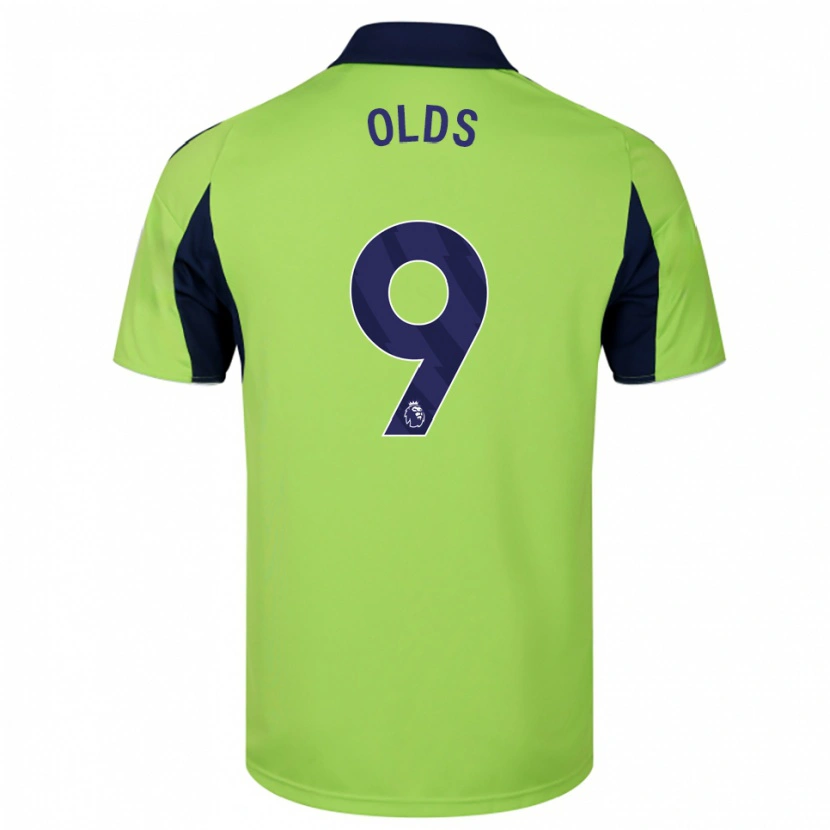 Danxen Hombre Camiseta Ellie Olds #9 Verde Marino Blanco 2ª Equipación 2025/26 La Camisa México