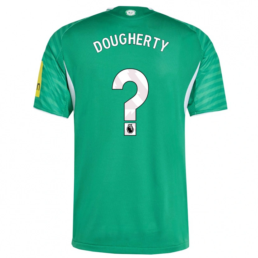 Danxen Hombre Camiseta Ryan Dougherty #0 Verde Blanco 2ª Equipación 2025/26 La Camisa México
