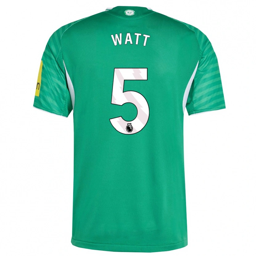 Danxen Hombre Camiseta Olivia Watt #5 Verde Blanco 2ª Equipación 2025/26 La Camisa México