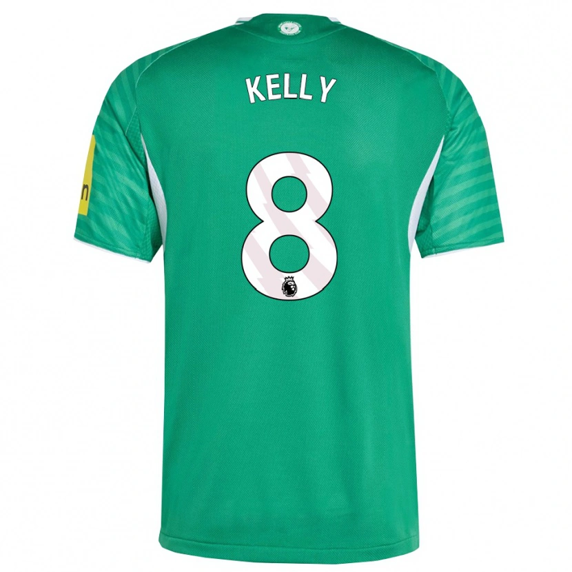 Danxen Hombre Camiseta Emma Kelly #8 Verde Blanco 2ª Equipación 2025/26 La Camisa México