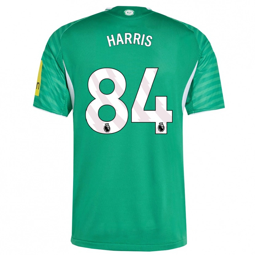Danxen Hombre Camiseta Aidan Harris #84 Verde Blanco 2ª Equipación 2025/26 La Camisa México