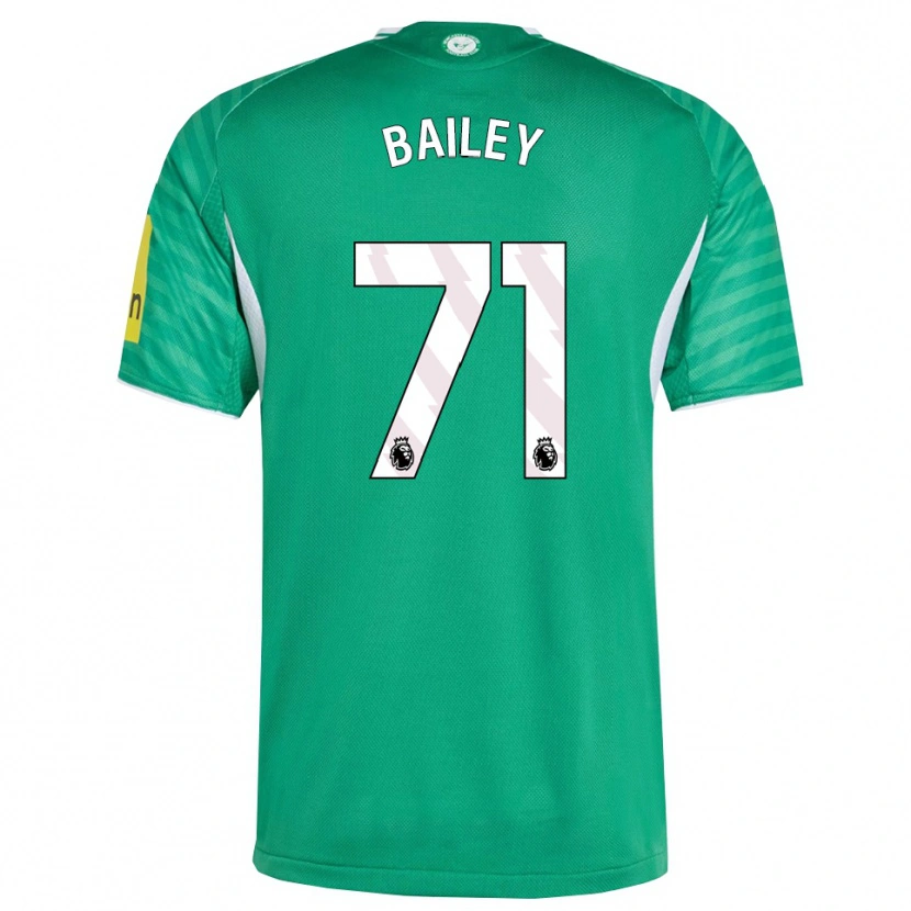 Danxen Hombre Camiseta Scott Bailey #71 Verde Blanco 2ª Equipación 2025/26 La Camisa México