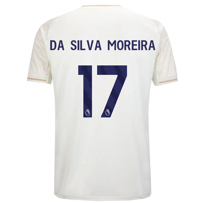 Danxen Hombre Camiseta Eric Da Silva Moreira #17 Blanco Roto Negro 2ª Equipación 2025/26 La Camisa México