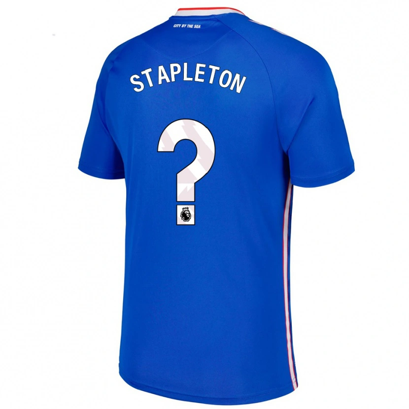 Danxen Hombre Camiseta Jessie Stapleton #0 Azul Blanco 2ª Equipación 2025/26 La Camisa México