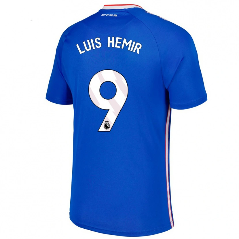 Danxen Hombre Camiseta Luís Semedo #9 Azul Blanco 2ª Equipación 2025/26 La Camisa México